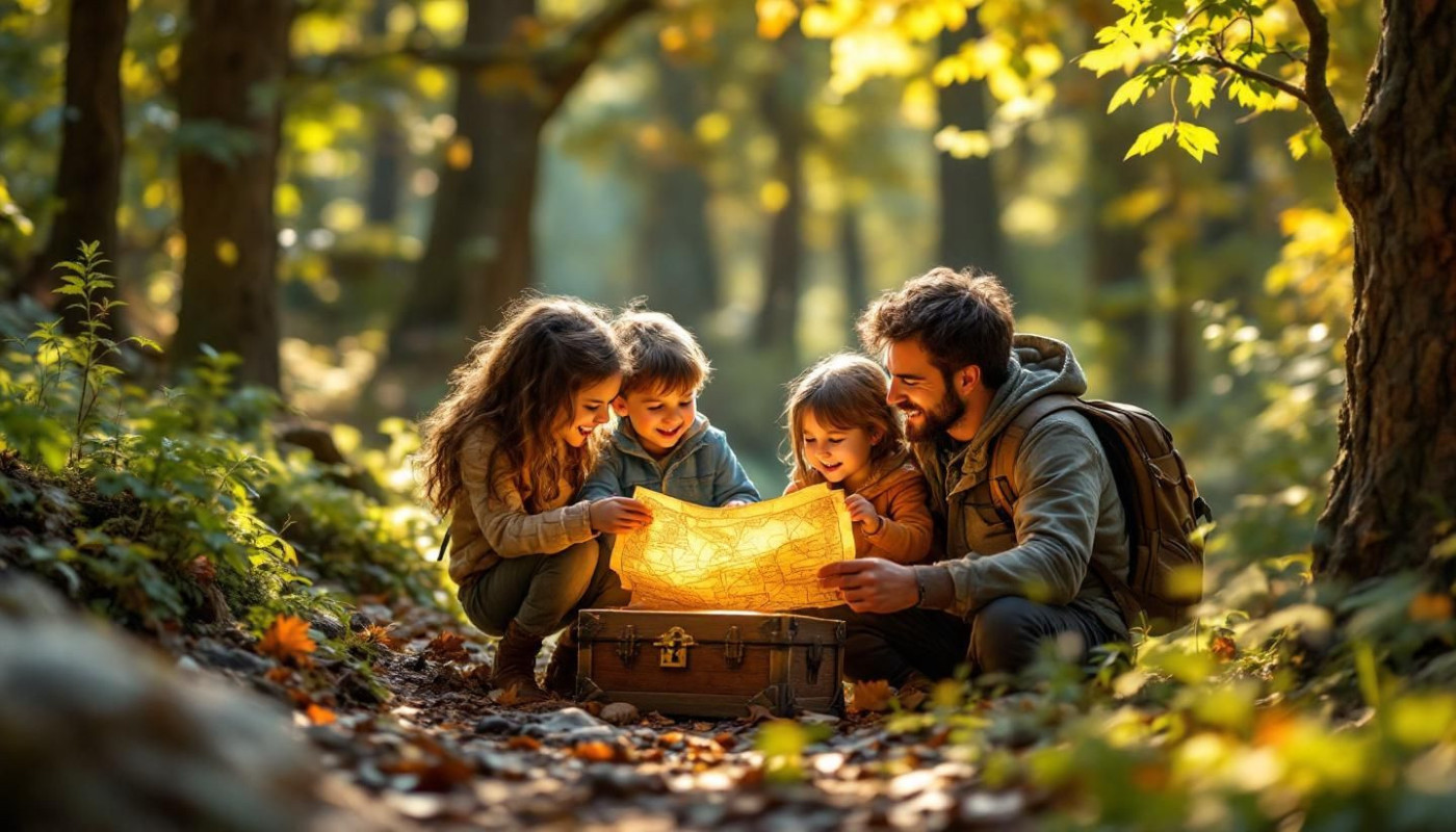 Découvrir les trésors cachés lors d'une balade familiale